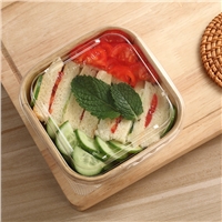 Wholesale Eco friendly kraft paper food box keeping food fresh take out paper box meal prep paper food container