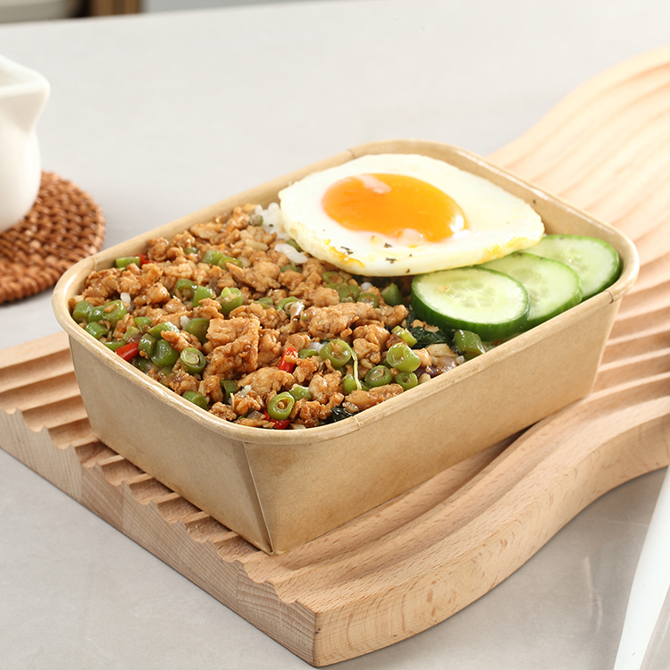 Promotional take away sushi paper food container disposable fast food ...