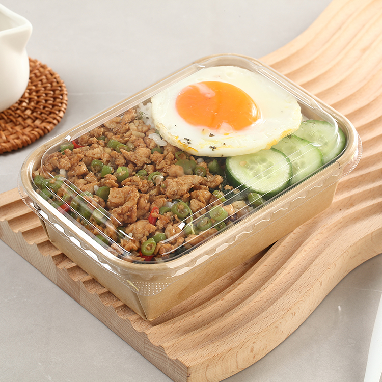 Promotional take away sushi paper food container disposable fast food ...